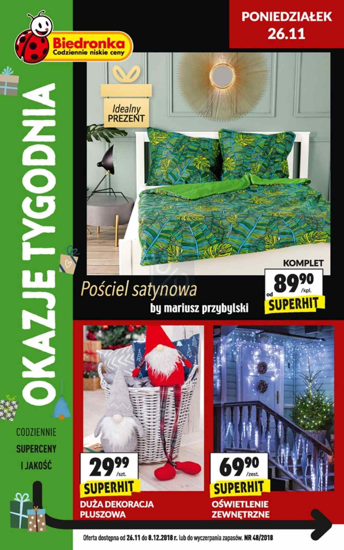 Gazetka promocyjna Biedronka str. 1