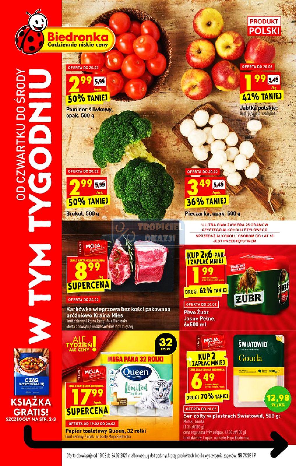 Gazetka promocyjna Biedronka str. 1