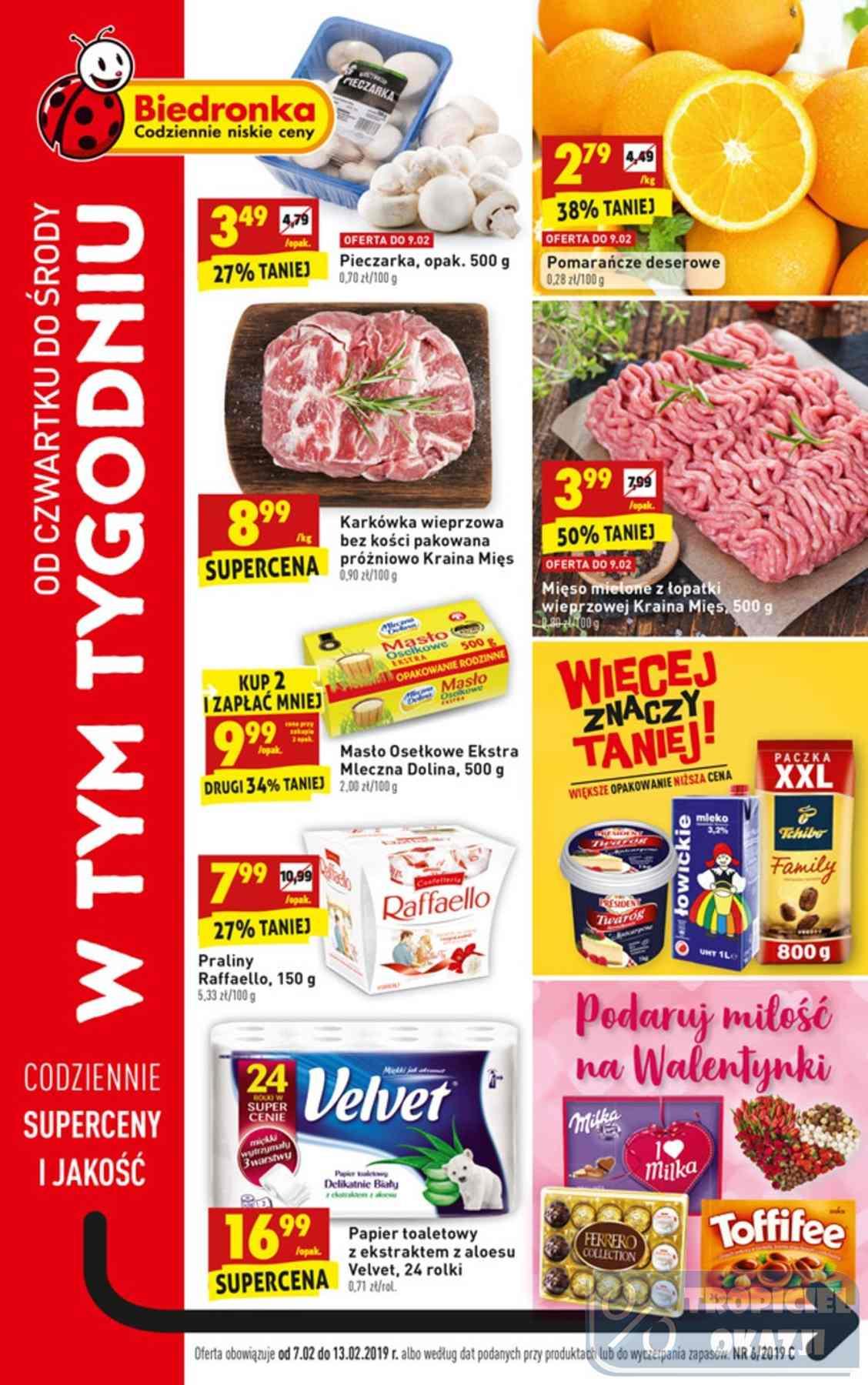 Gazetka promocyjna Biedronka str. 1