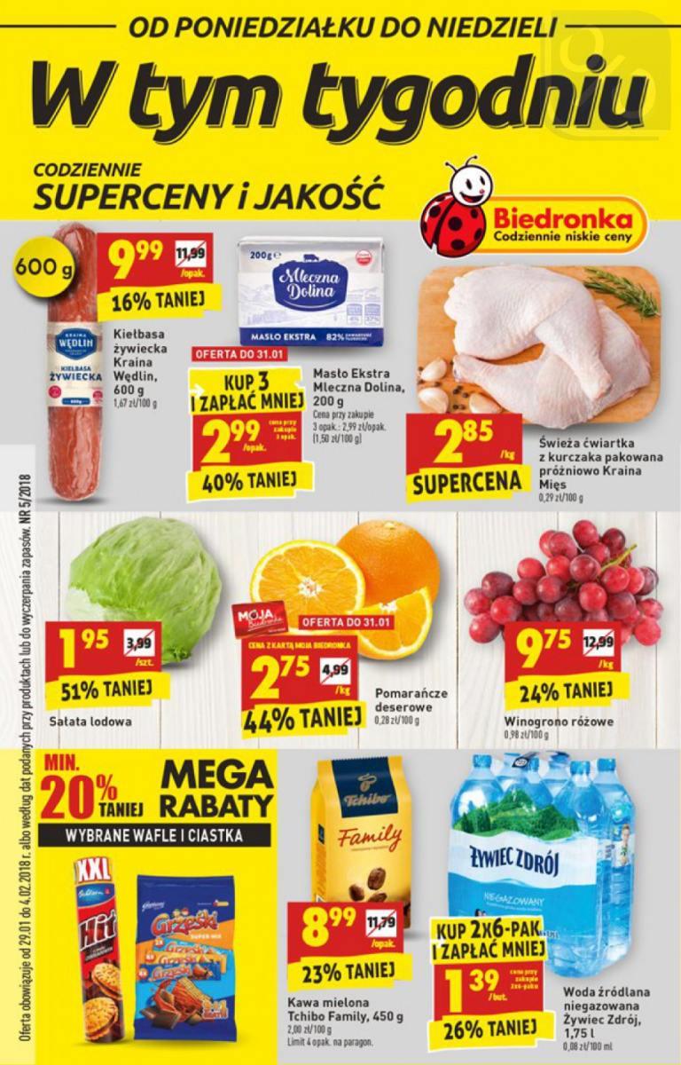 Gazetka promocyjna Biedronka str. 1
