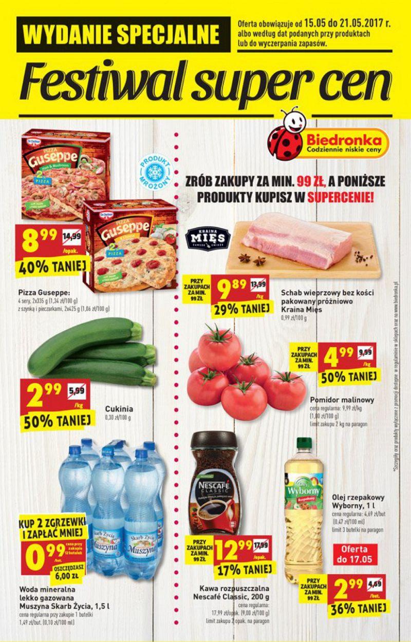 Gazetka promocyjna Biedronka str. 1