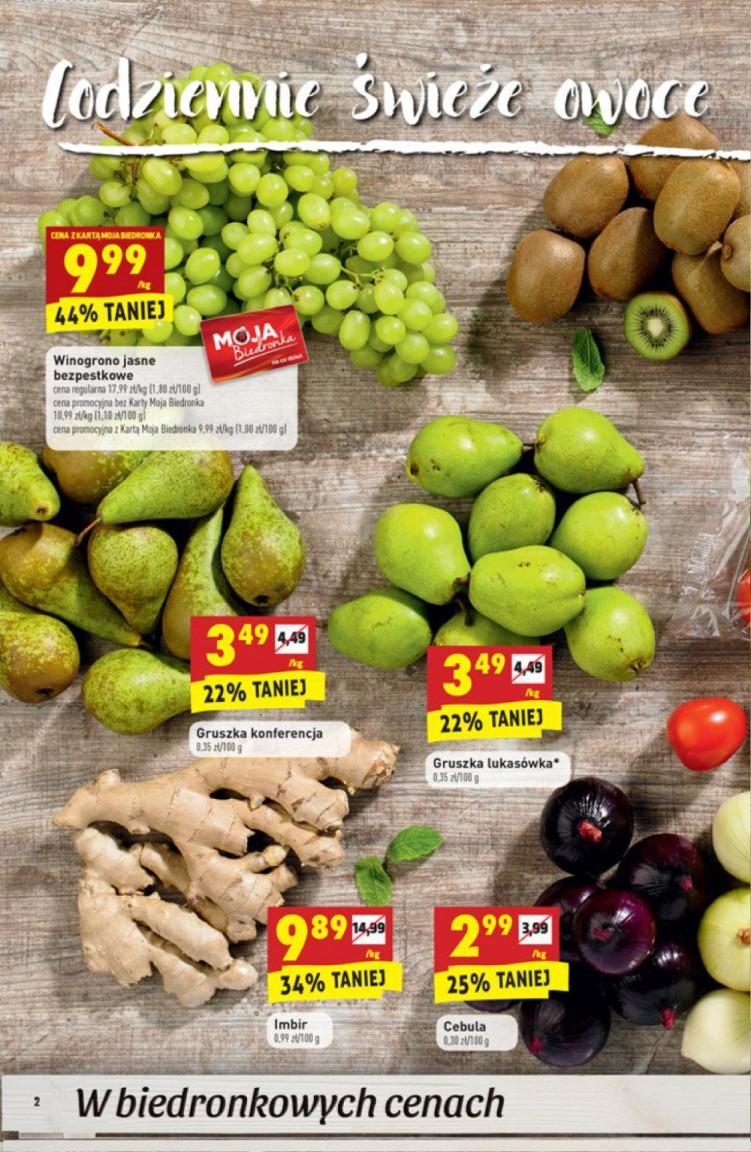 Gazetka promocyjna Biedronka str. 2