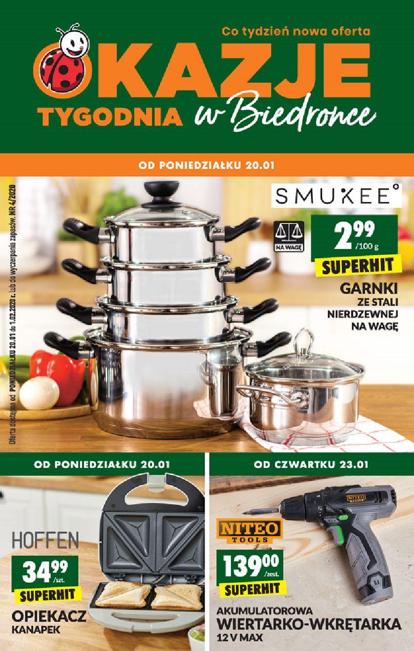 Gazetka promocyjna Biedronka str. 1