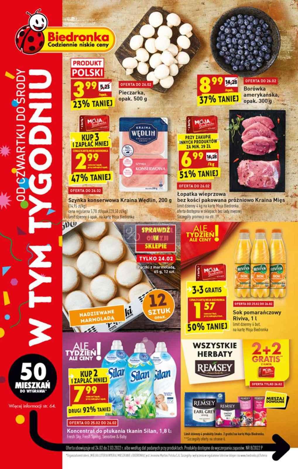 Gazetka promocyjna Biedronka str. 1
