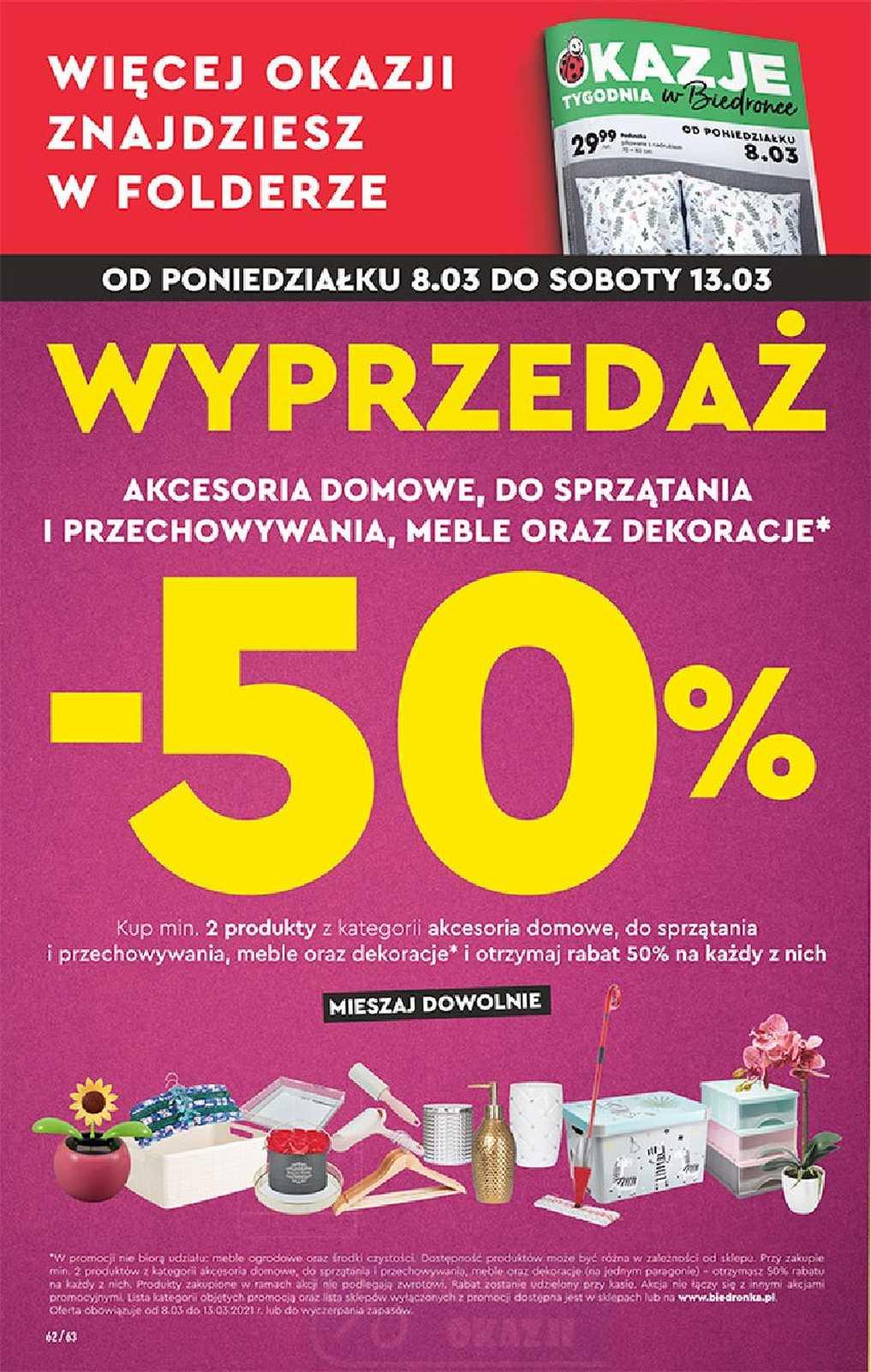 Gazetka promocyjna Biedronka str. 62