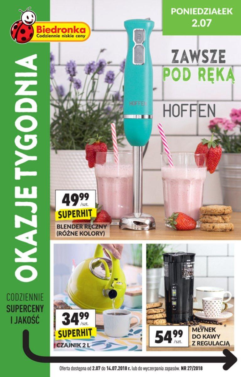 Gazetka promocyjna Biedronka str. 1