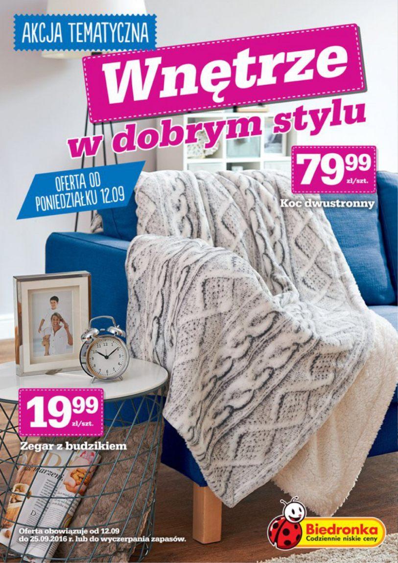 Gazetka promocyjna Biedronka str. 1