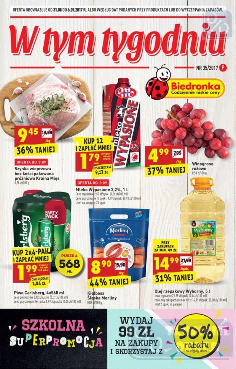Gazetka promocyjna Biedronka str. 1