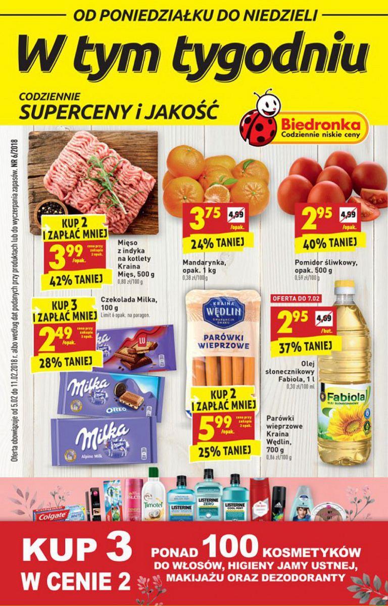 Gazetka promocyjna Biedronka str. 1