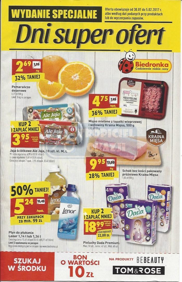 Gazetka promocyjna Biedronka str. 1