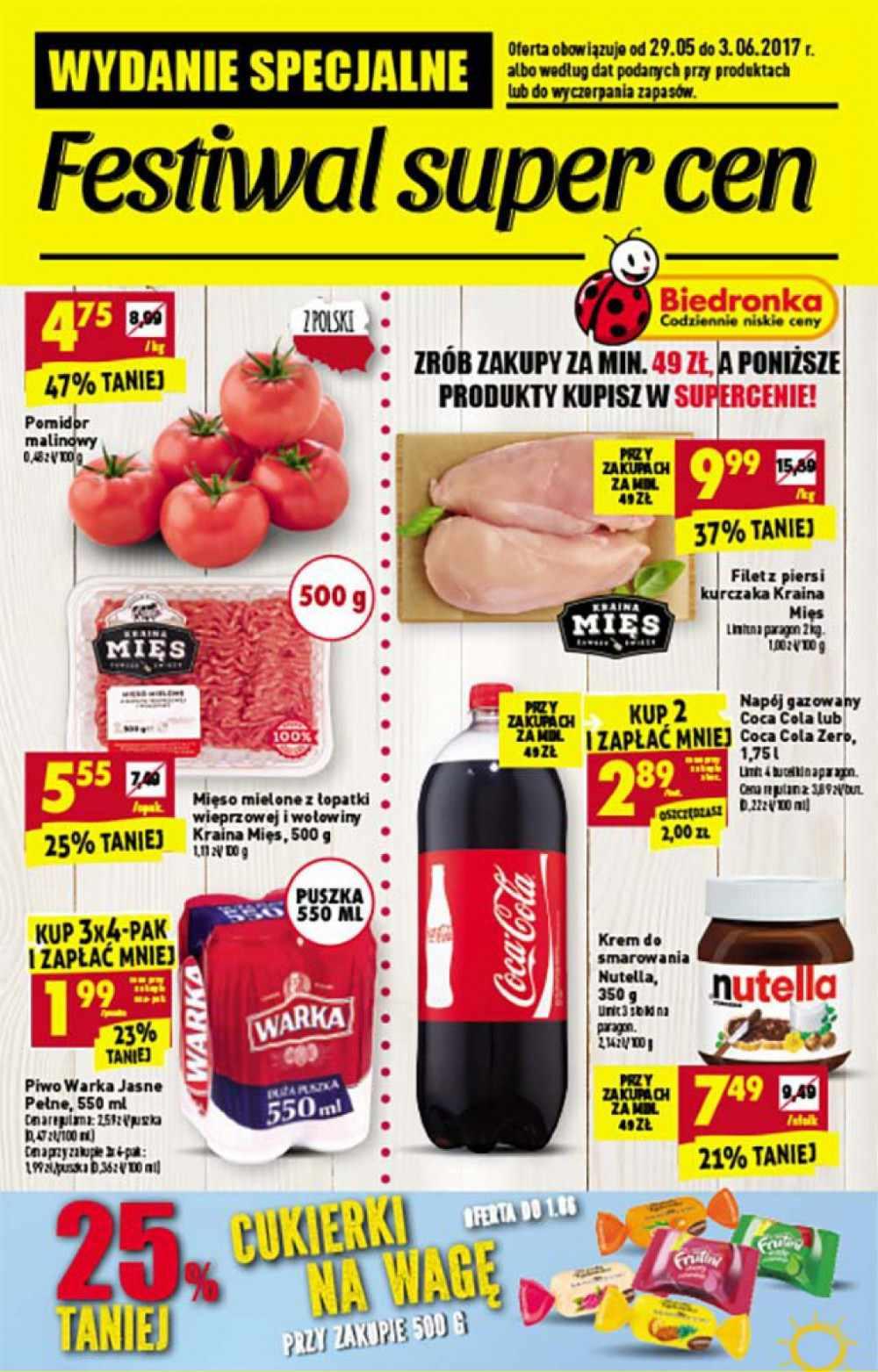 Gazetka promocyjna Biedronka str. 1