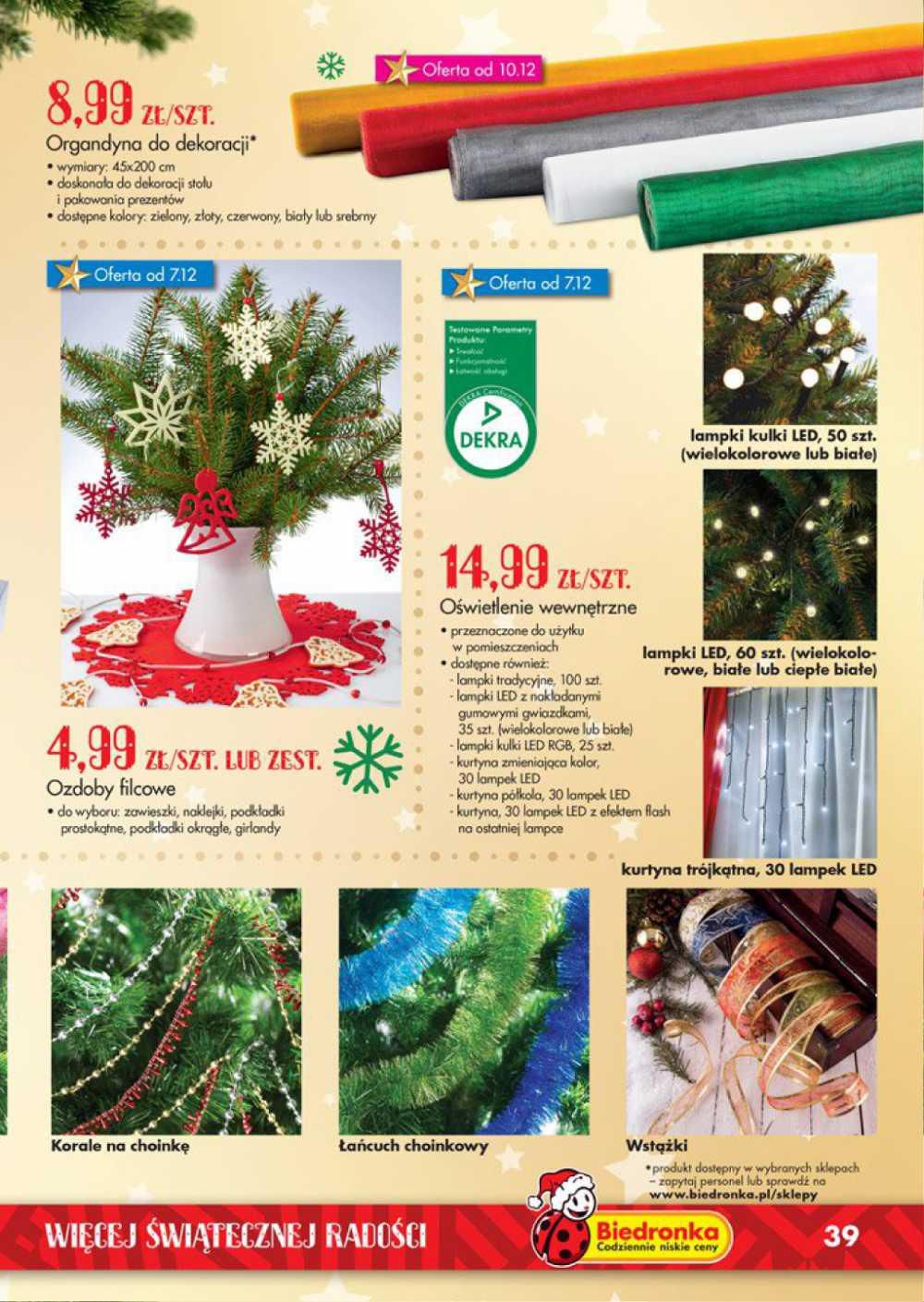 Gazetka promocyjna Biedronka str. 39