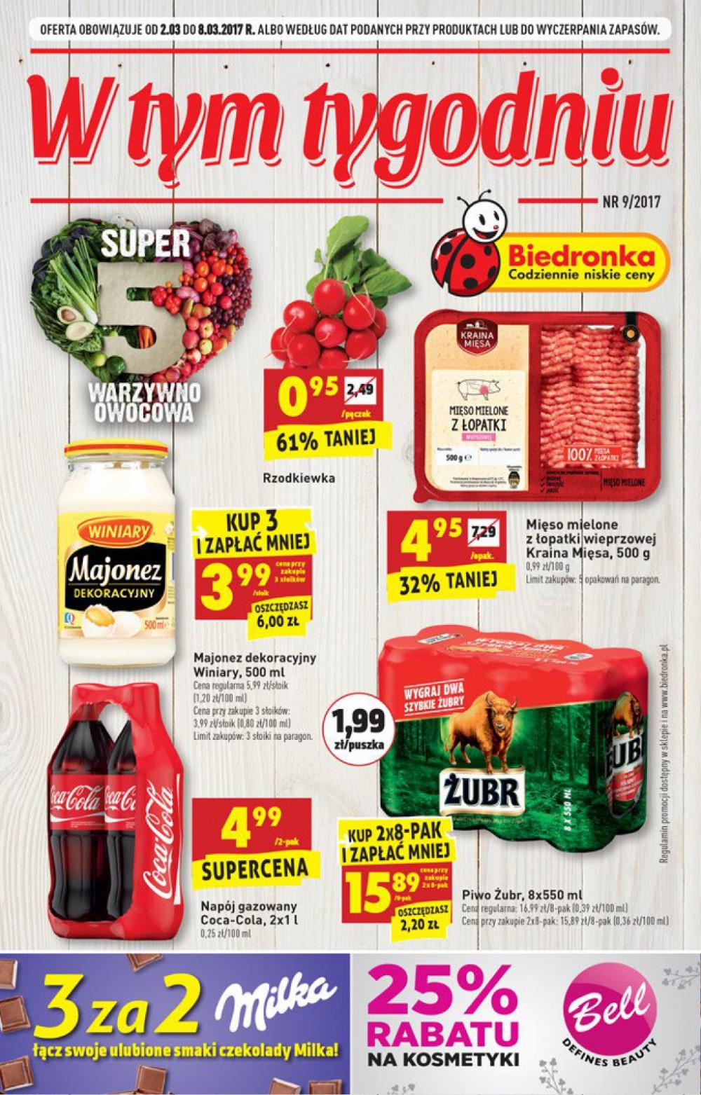 Gazetka promocyjna Biedronka str. 1