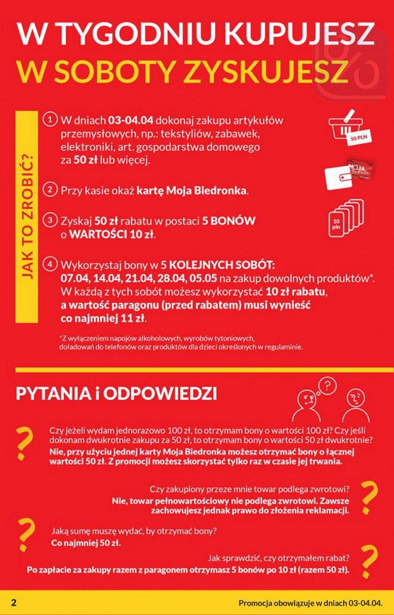 Gazetka promocyjna Biedronka str. 2
