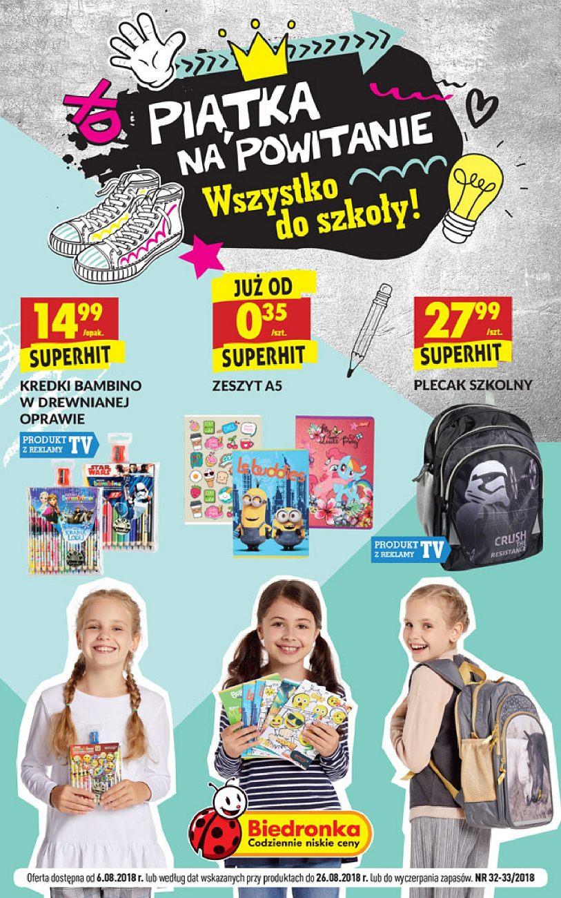 Gazetka promocyjna Biedronka str. 1