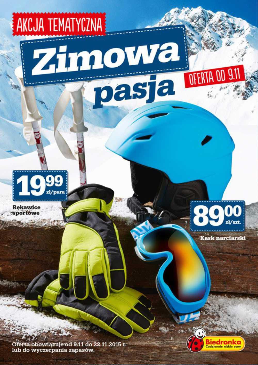 Gazetka promocyjna Biedronka str. 1