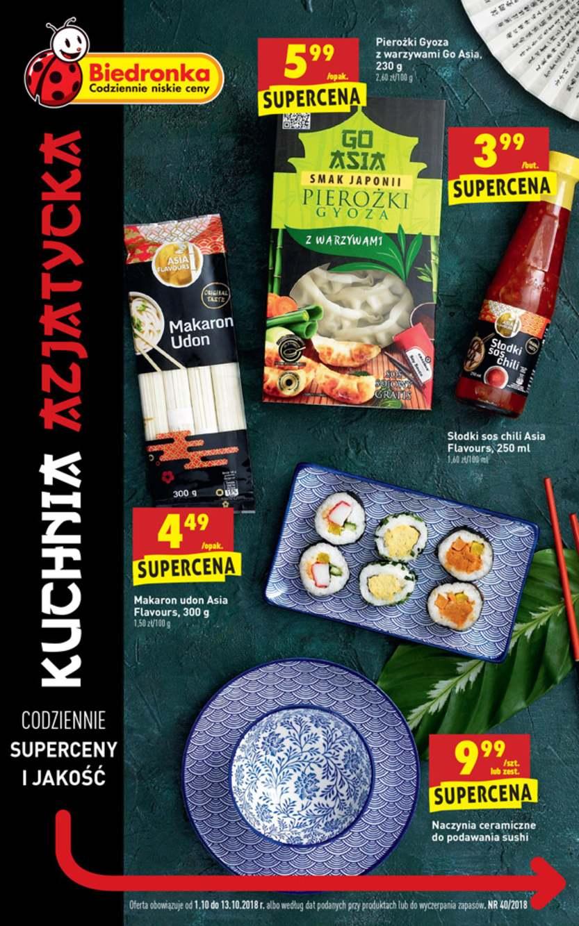 Gazetka promocyjna Biedronka str. 1