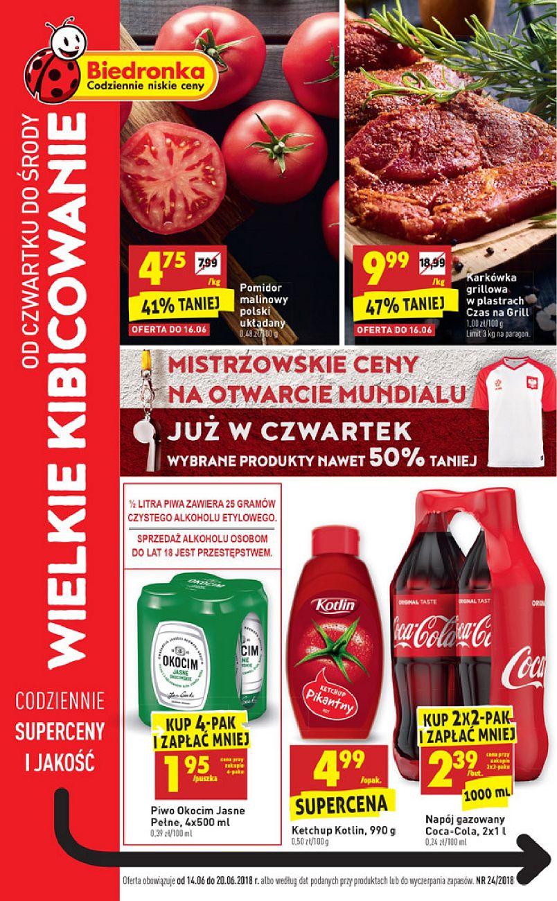 Gazetka promocyjna Biedronka str. 1