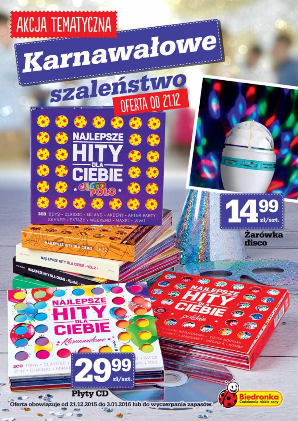 Gazetka promocyjna Biedronka str. 1