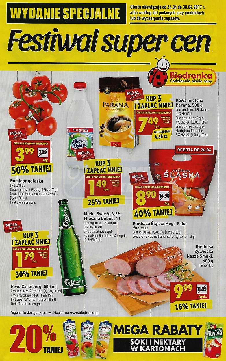 Gazetka promocyjna Biedronka str. 1