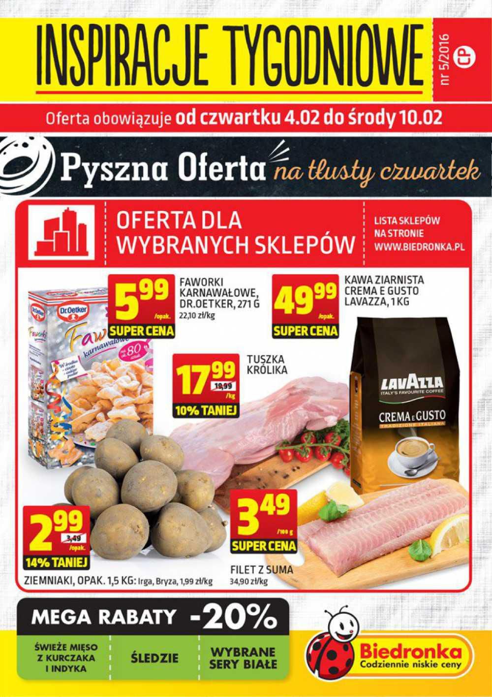 Gazetka promocyjna Biedronka str. 1