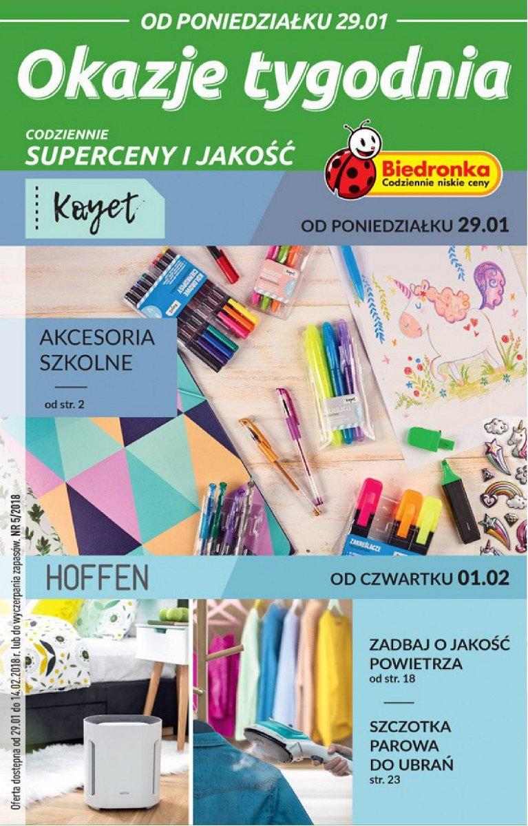 Gazetka promocyjna Biedronka str. 1