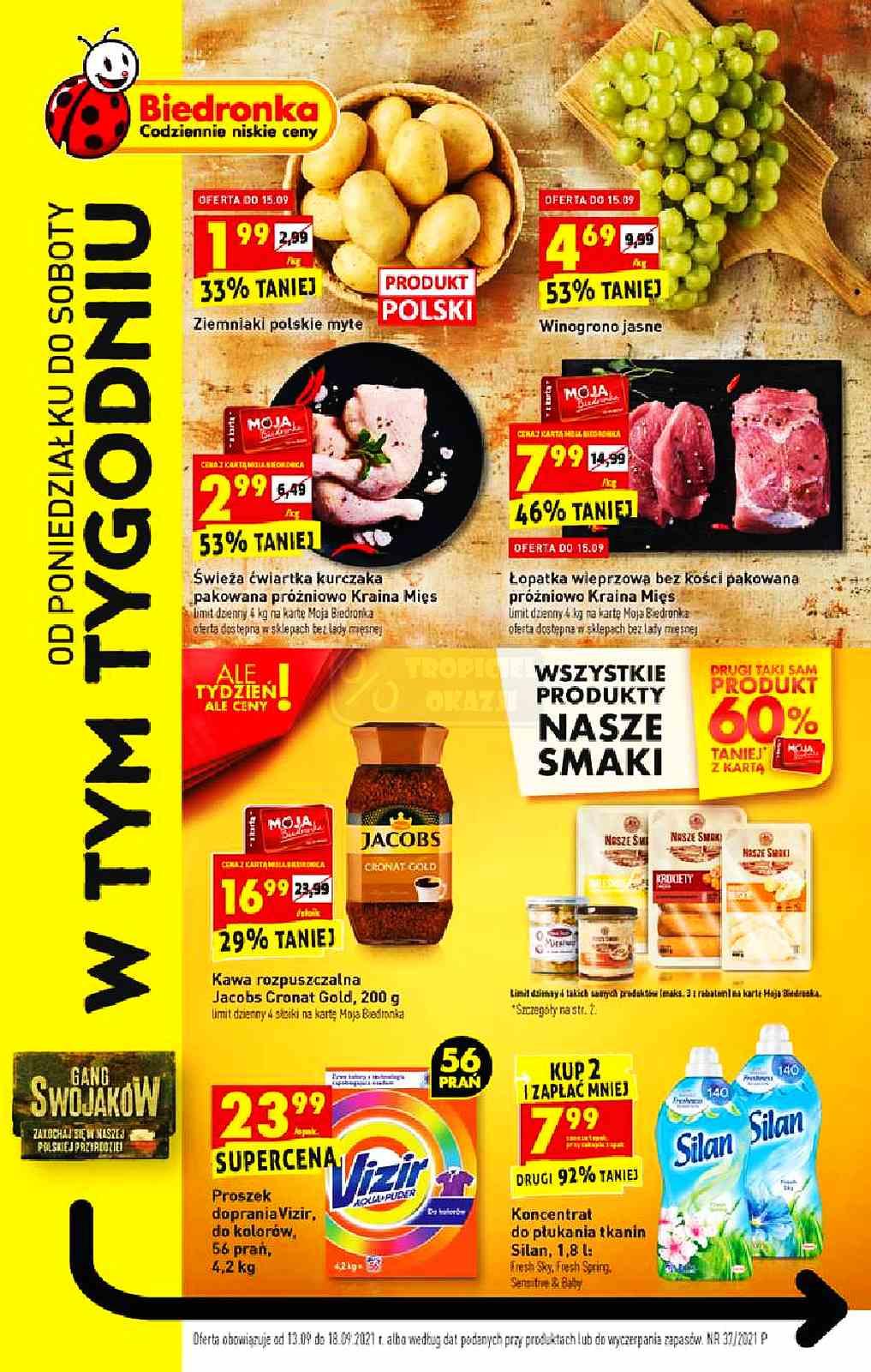 Gazetka promocyjna Biedronka str. 1