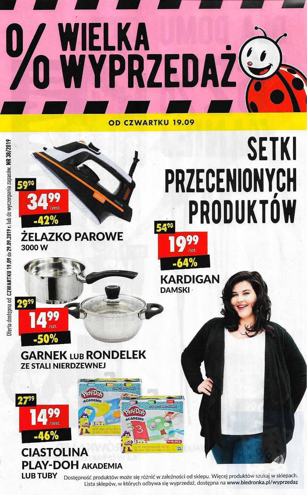 Gazetka promocyjna Biedronka str. 1