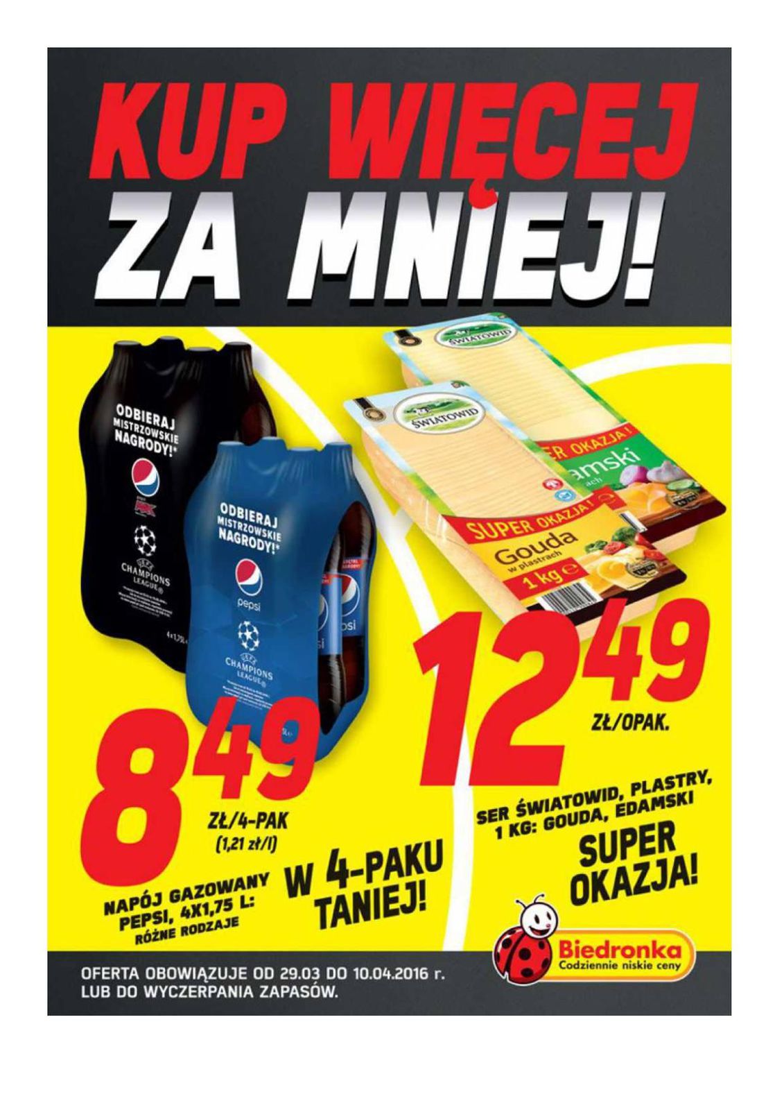 Gazetka promocyjna Biedronka str. 1