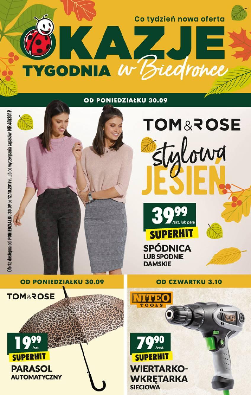 Gazetka promocyjna Biedronka str. 1