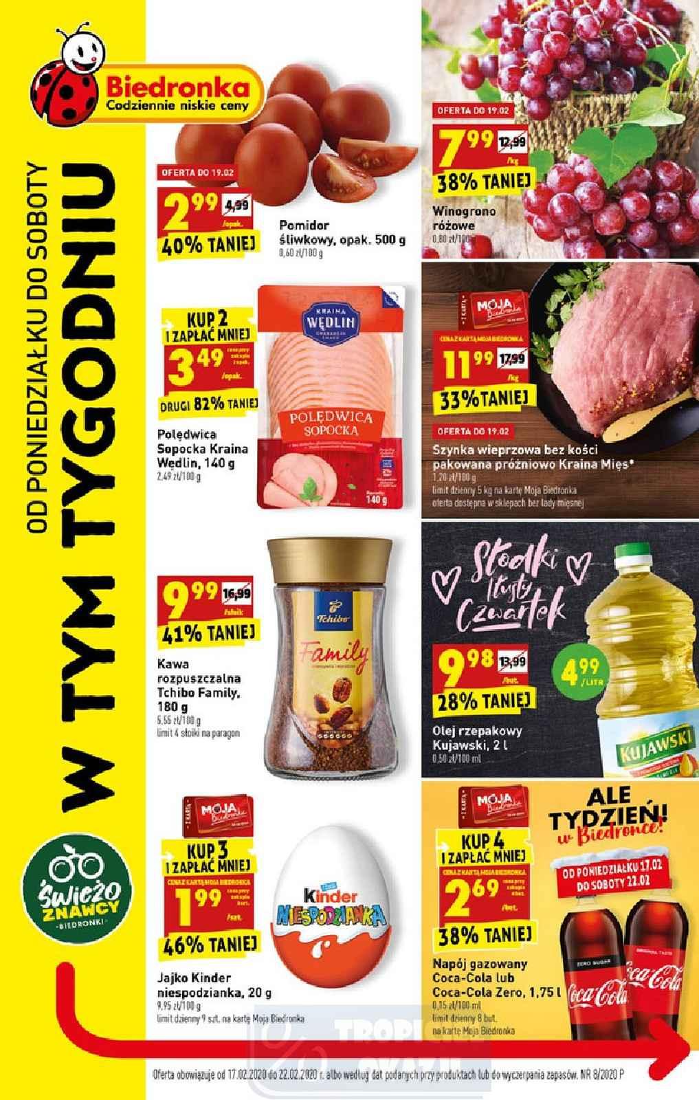 Gazetka promocyjna Biedronka str. 1