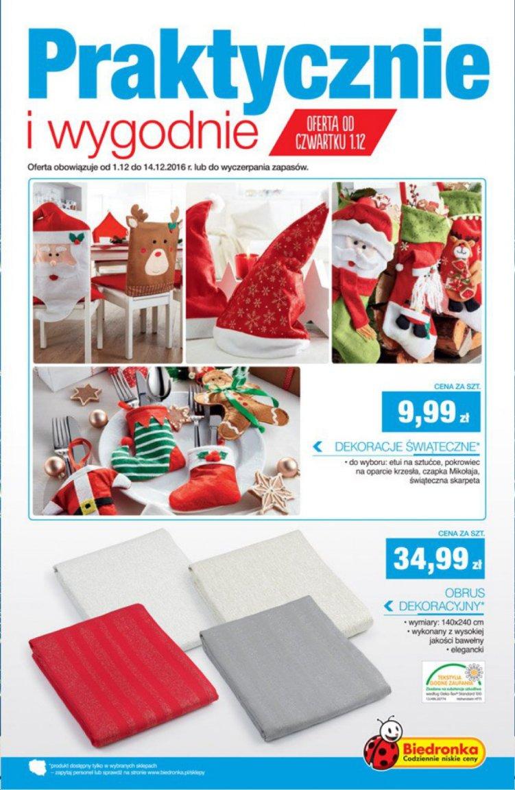 Gazetka promocyjna Biedronka str. 1