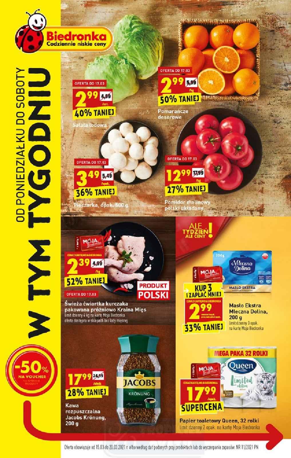 Gazetka promocyjna Biedronka str. 1