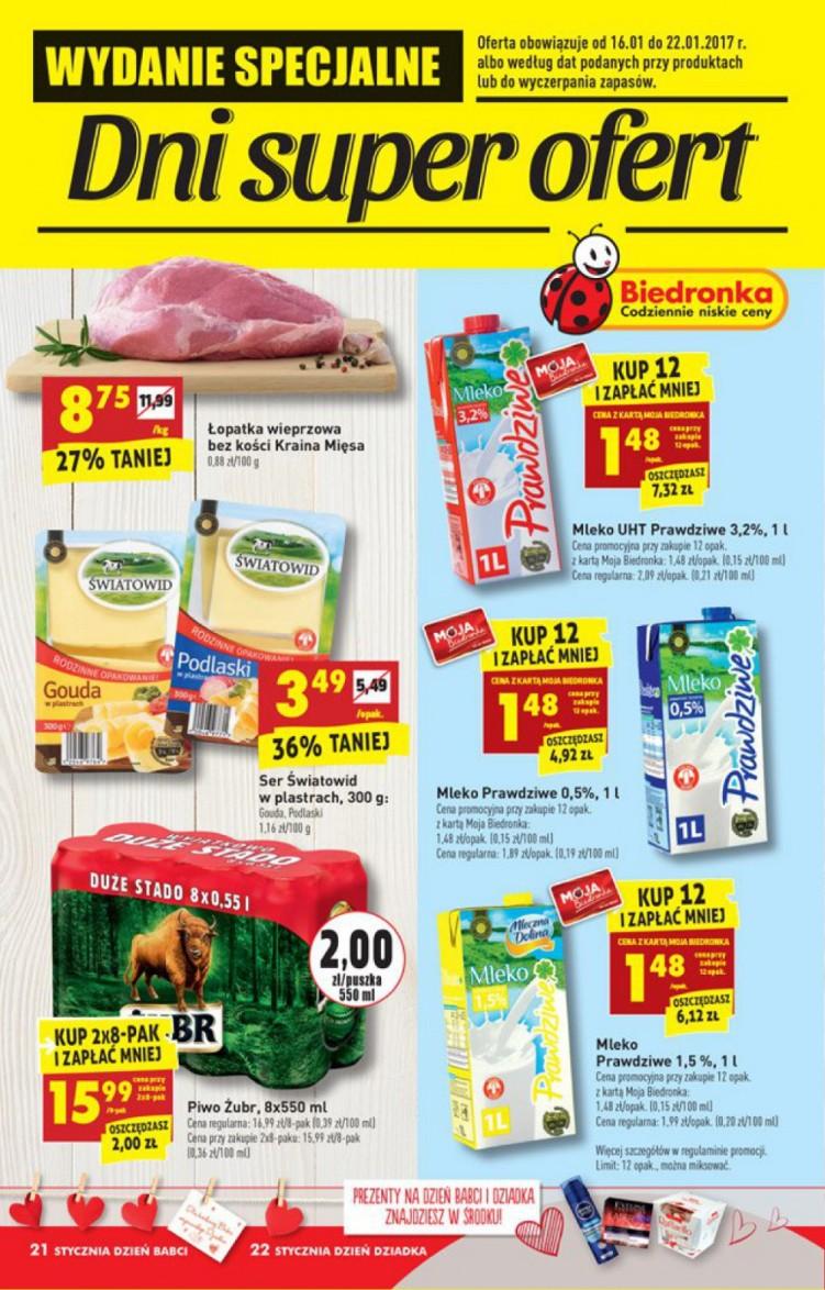 Gazetka promocyjna Biedronka str. 1