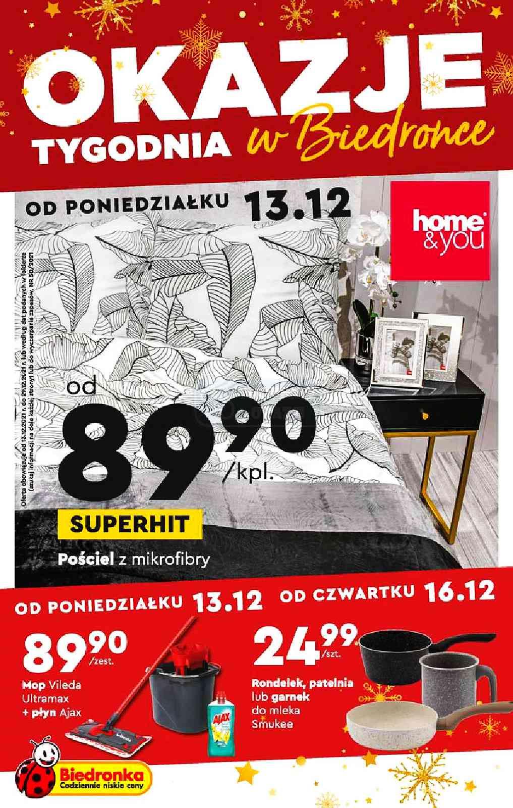 Gazetka promocyjna Biedronka str. 1