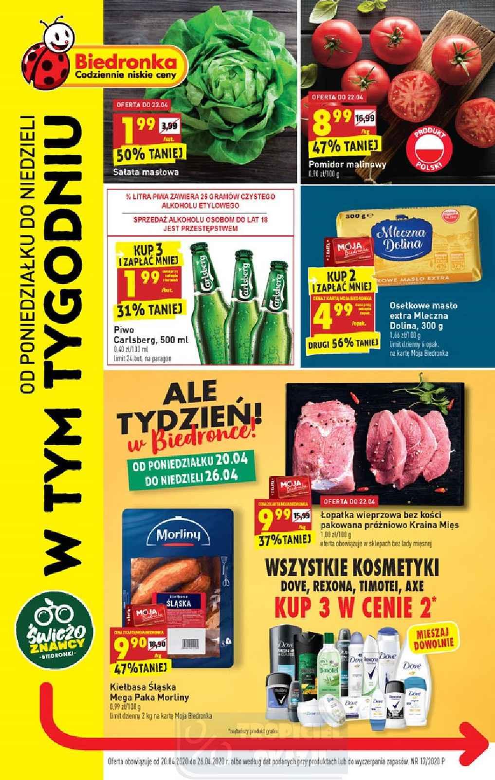 Gazetka promocyjna Biedronka str. 1