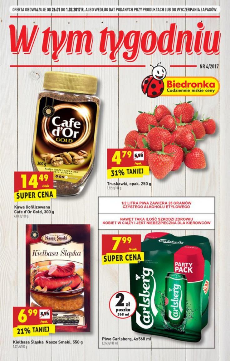 Gazetka promocyjna Biedronka str. 1