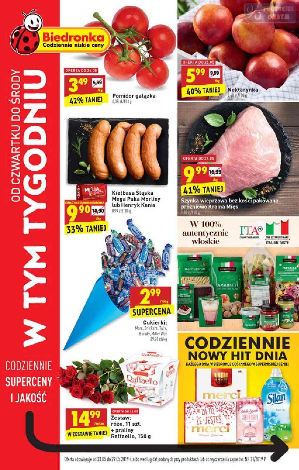 Gazetka promocyjna Biedronka str. 1