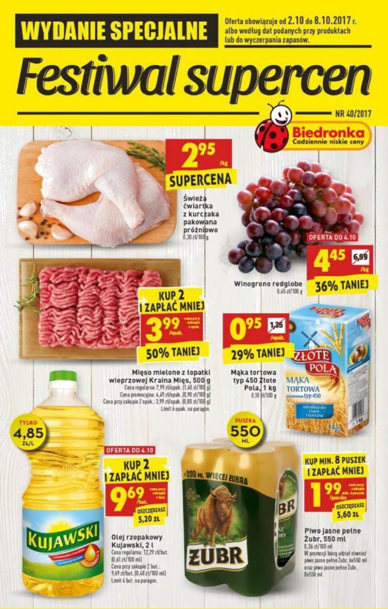 Gazetka promocyjna Biedronka str. 1