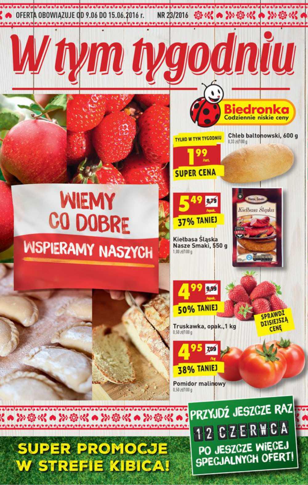 Gazetka promocyjna Biedronka str. 1