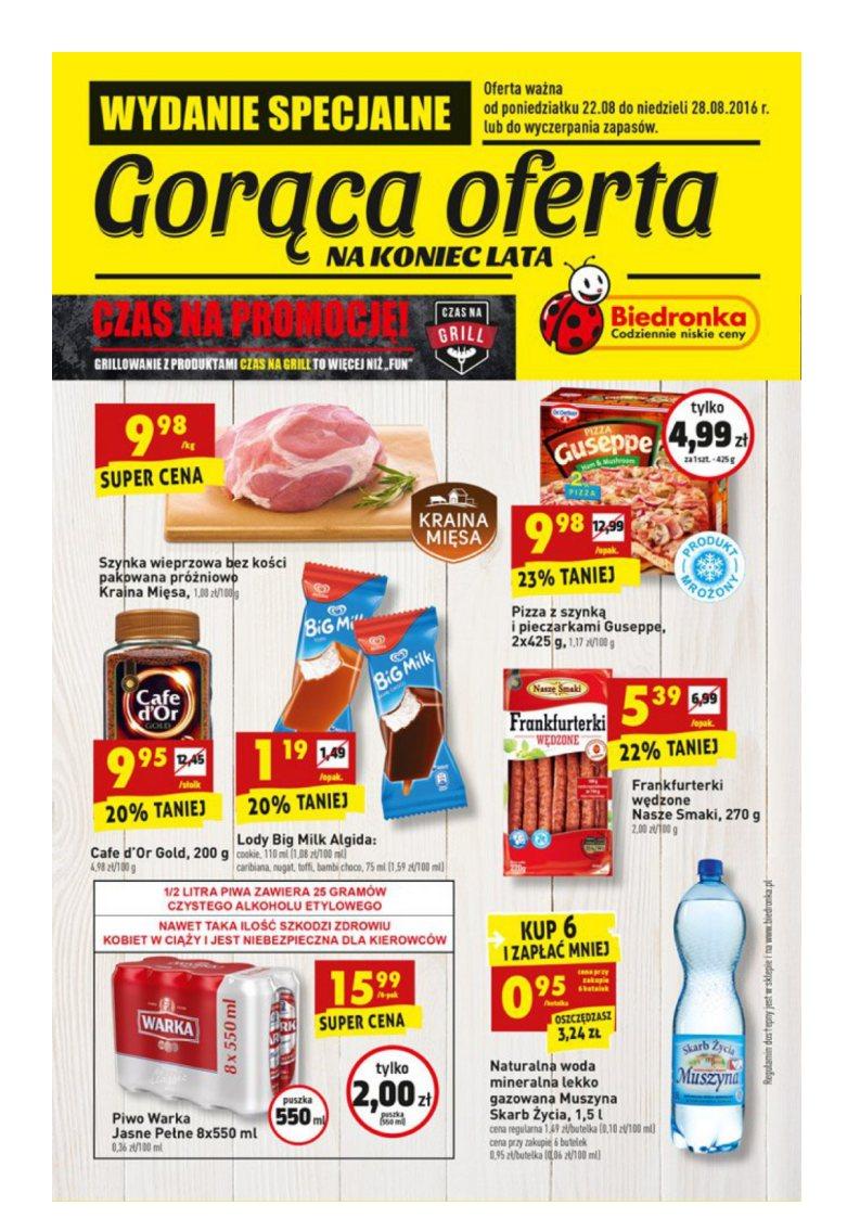 Gazetka promocyjna Biedronka str. 1