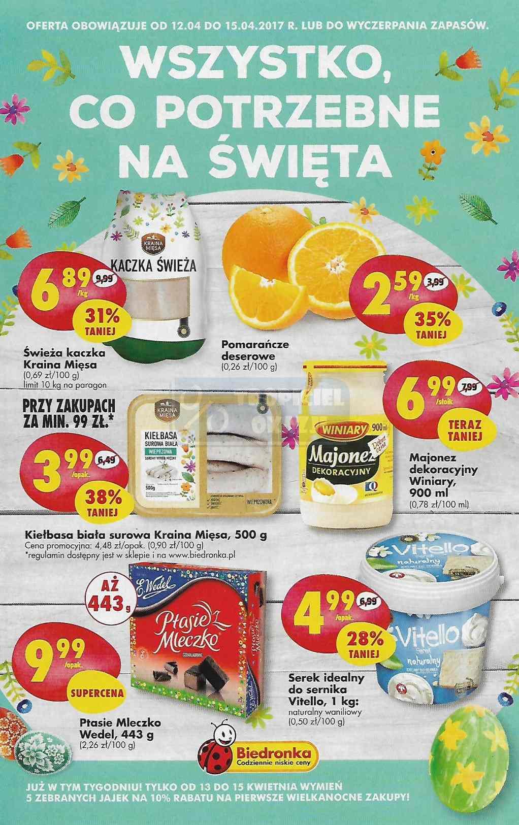 Gazetka promocyjna Biedronka str. 1