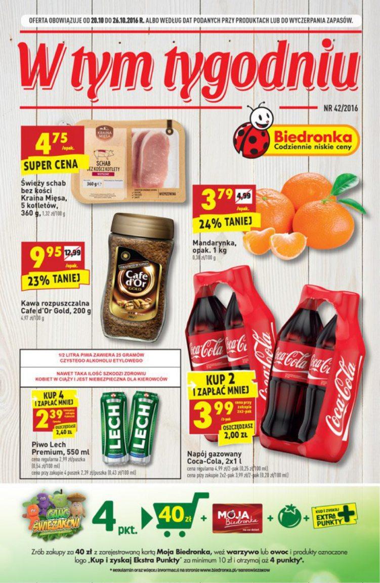 Gazetka promocyjna Biedronka str. 1