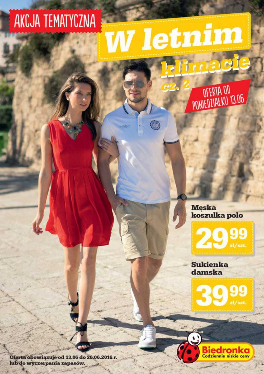 Gazetka promocyjna Biedronka str. 1