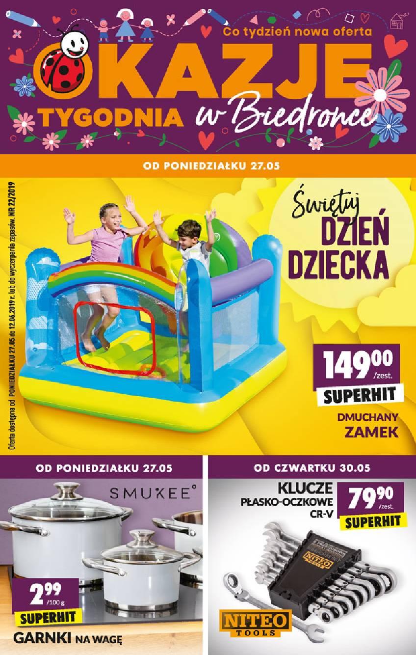 Gazetka promocyjna Biedronka str. 1