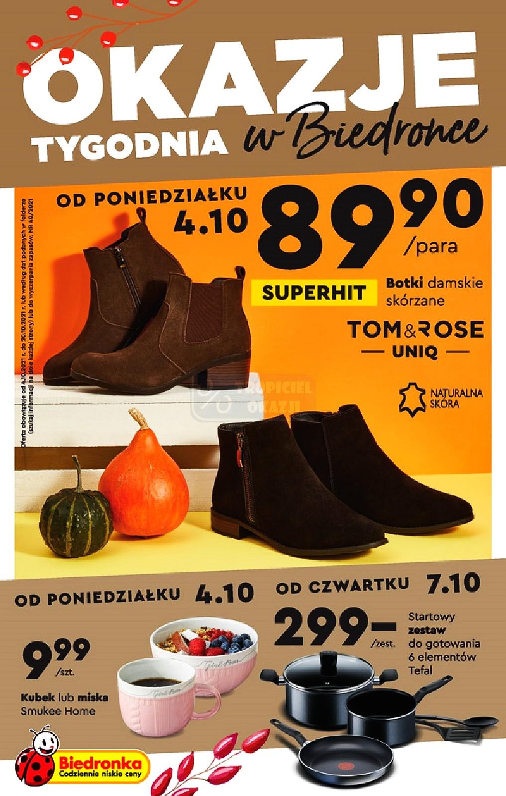 Gazetka promocyjna Biedronka str. 1