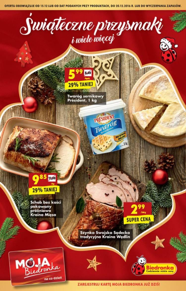 Gazetka promocyjna Biedronka str. 1