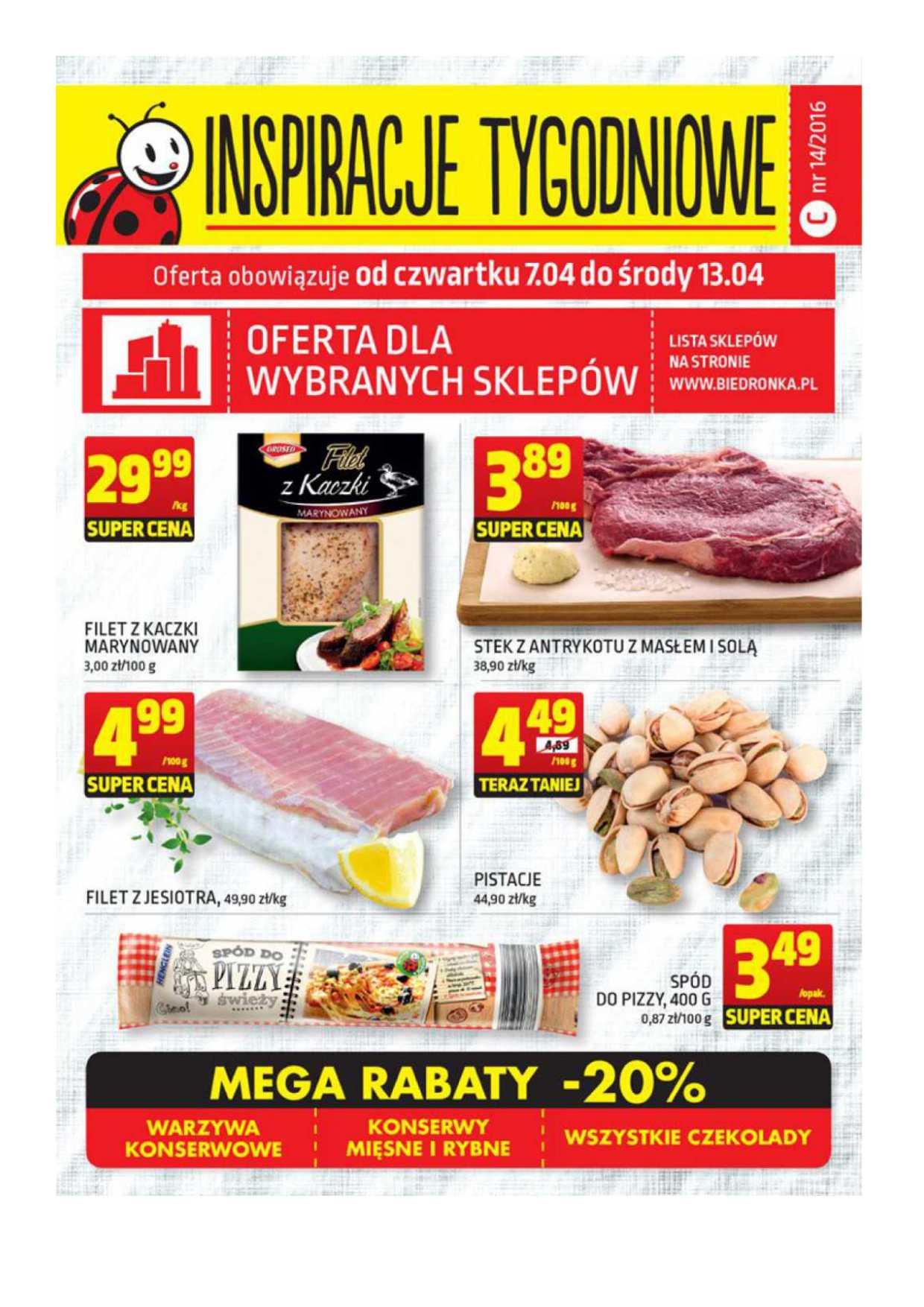 Gazetka promocyjna Biedronka str. 1