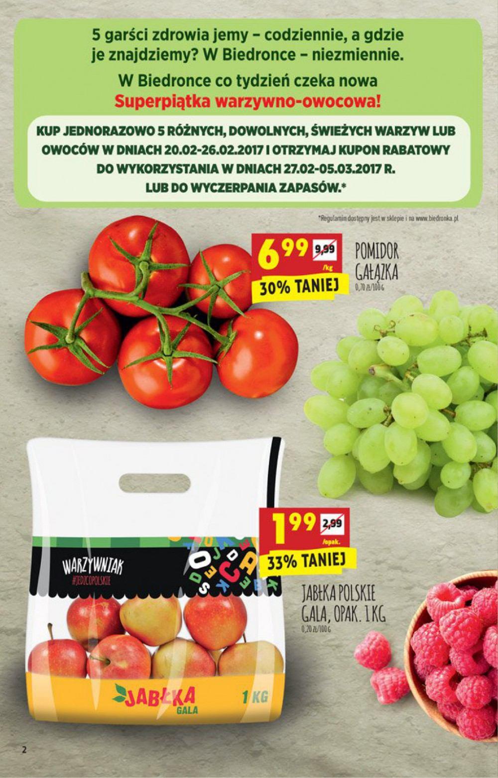 Gazetka promocyjna Biedronka str. 2