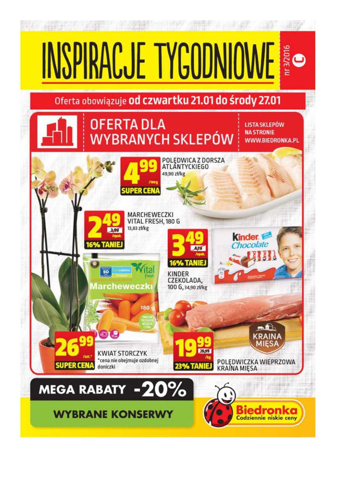 Gazetka promocyjna Biedronka str. 1